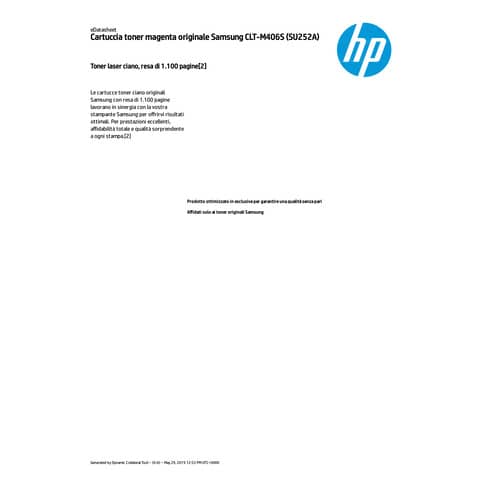 Toner CLT-M406S Samsung magenta  SU252A